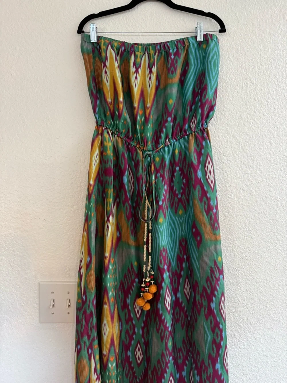 Figue Strapless Multicolor Printed Maxi Dress Size Small - Picture 4 of 6